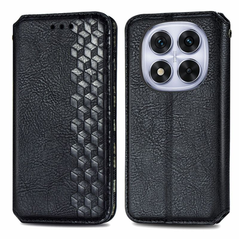 Læder Cover Xiaomi Redmi Note 15 Pro Plus 5g Diamantmønster