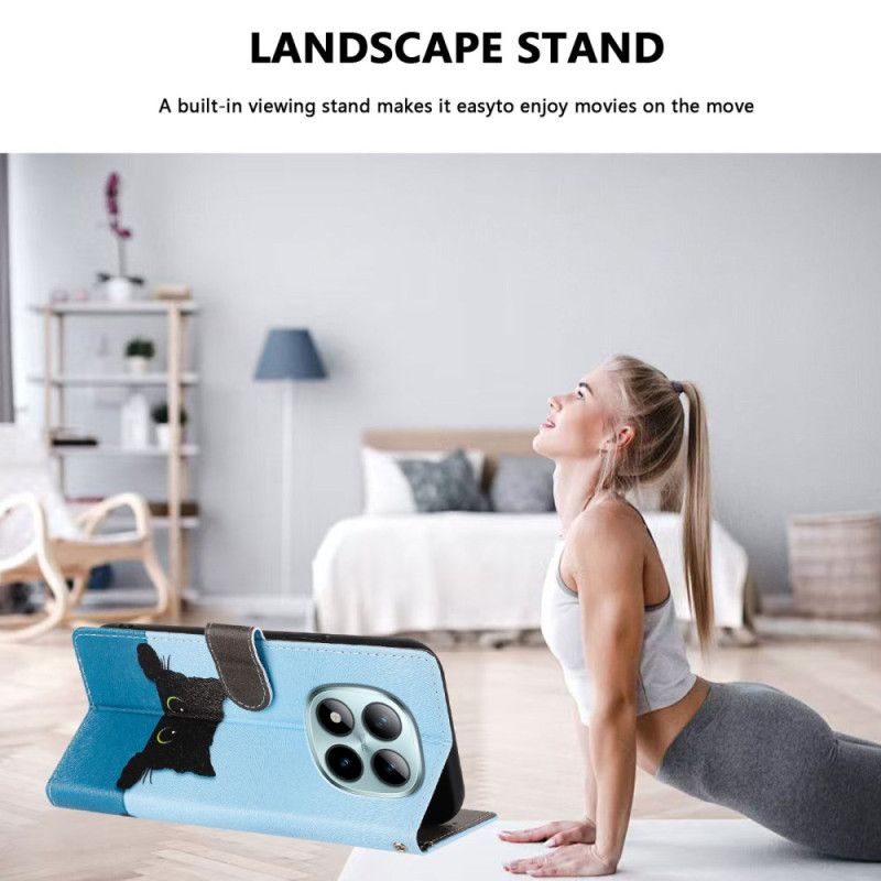 Læder Cover Xiaomi Redmi Note 15 Pro Plus 5g Lille Kat