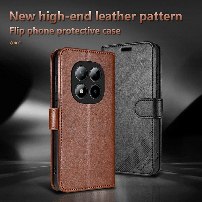 Læder Cover Xiaomi Redmi Note 15 Pro Plus 5g Telefon Etui Azns