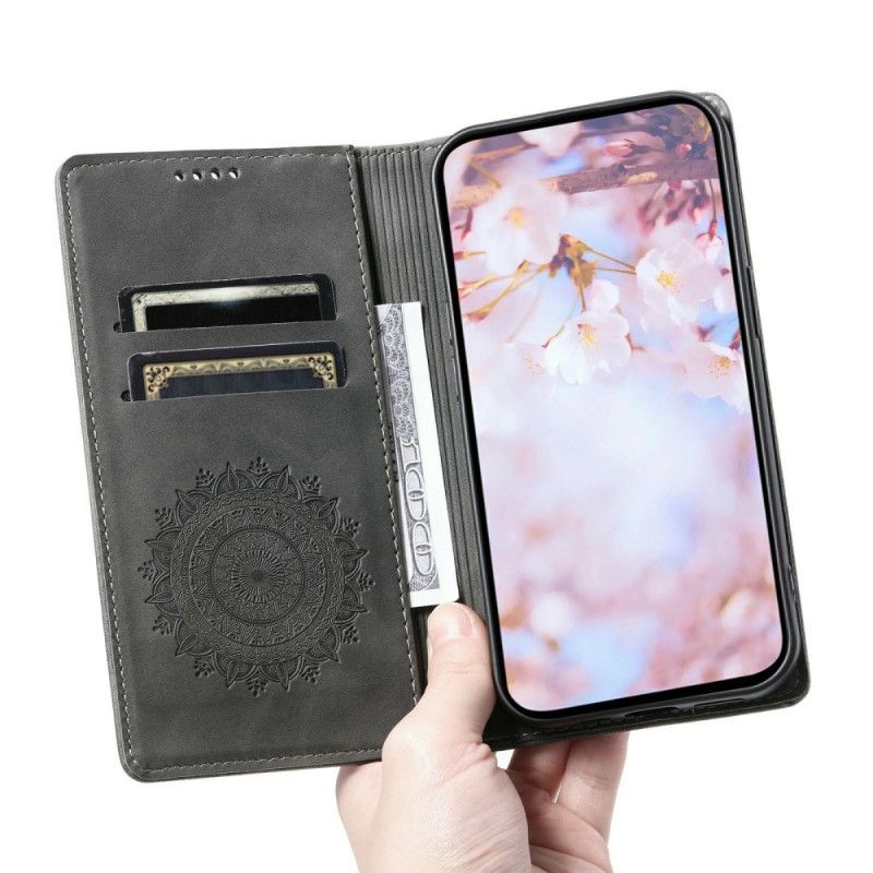 Læder Cover Xiaomi Redmi Note 15 Pro Plus 5g Telefon Etui Mandala-ruskindseffekt