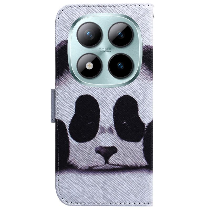Læder Cover Xiaomi Redmi Note 15 Pro Plus 5g Telefon Etui Panda
