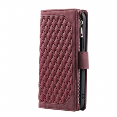 Læder Cover Xiaomi Redmi Note 15 Pro Plus 5g Telefon Etui Quiltet Design