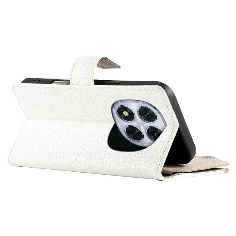 Læder Cover Xiaomi Redmi Note 15 Pro Plus 5g Telefon Etui Tofarvet Med Stropper