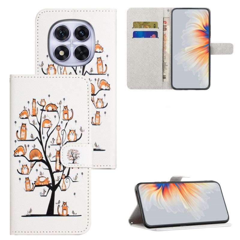 Lederhüllen Xiaomi Redmi Note 15 Pro Plus 5g Katzen Und Baum