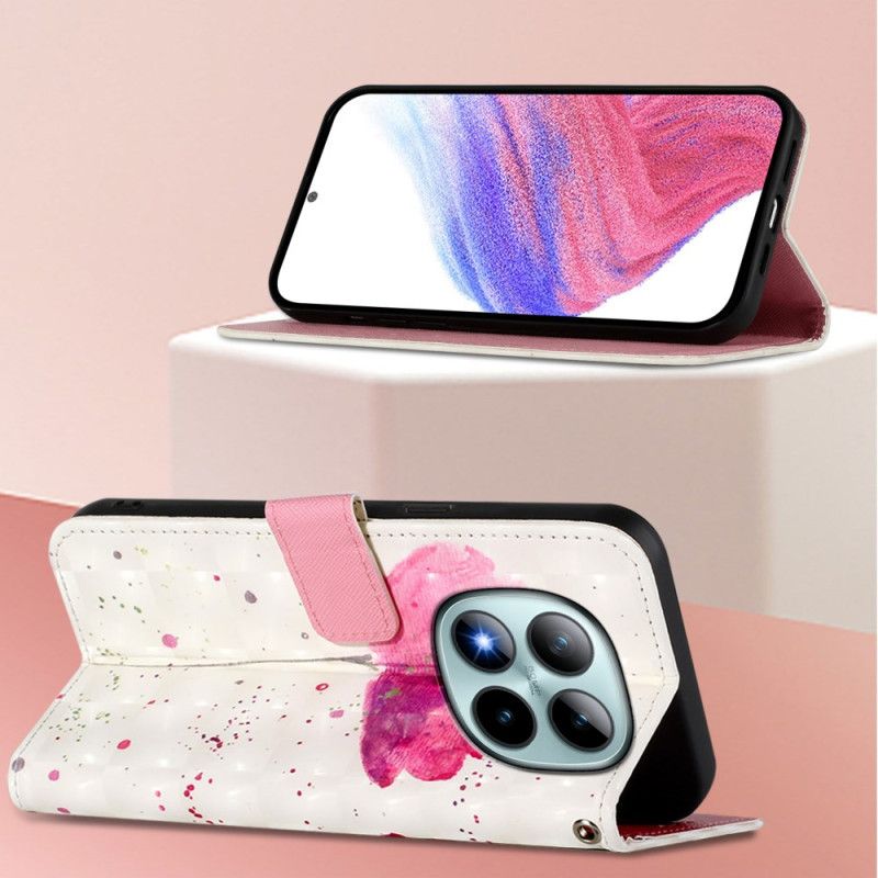 Lederhüllen Xiaomi Redmi Note 15 Pro Plus 5g Mohnblume