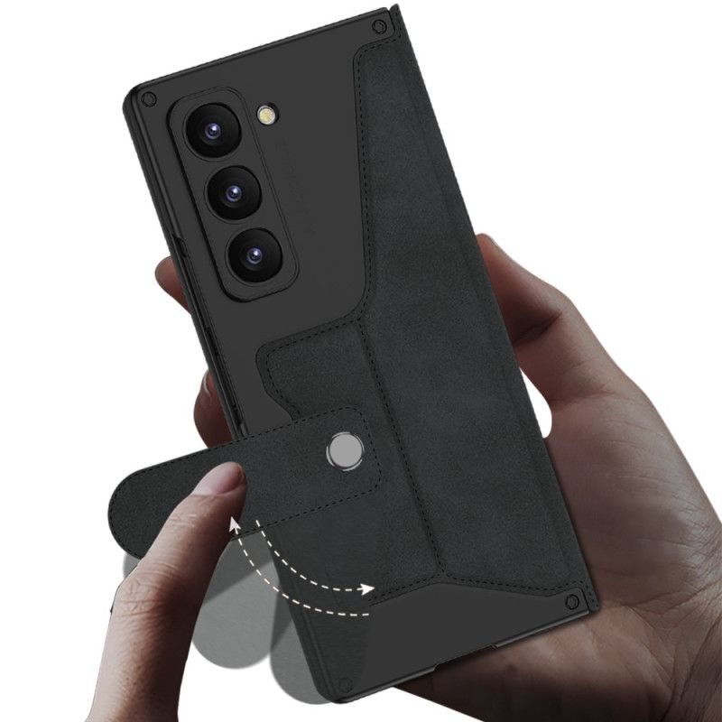 Case Samsung Galaxy Z Fold 7 Telefon Etui Stativ Og Stylusholder