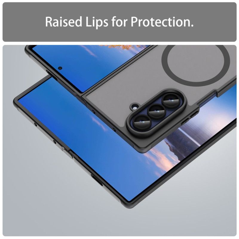 Cover Samsung Galaxy Z Fold 7 Kompatibel Med Tonet Magsafe