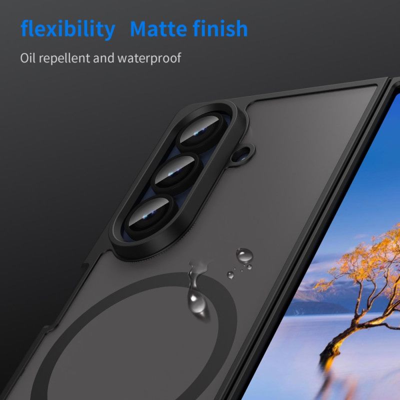 Cover Samsung Galaxy Z Fold 7 Kompatibel Med Tonet Magsafe