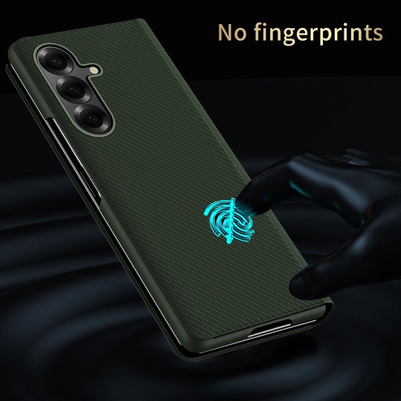 Cover Samsung Galaxy Z Fold 7 Læderlook Med Integreret Stativ