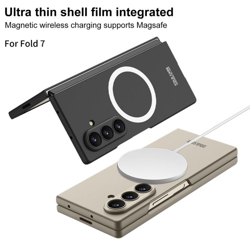 Cover Samsung Galaxy Z Fold 7 Magnetisk Med Hærdet Glasskærmbeskytter