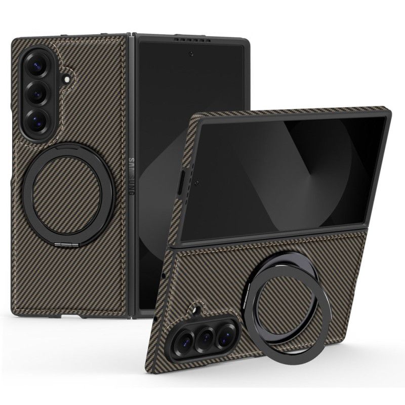 Cover Samsung Galaxy Z Fold 7 Magnetisk Tekstureret Kulfiber