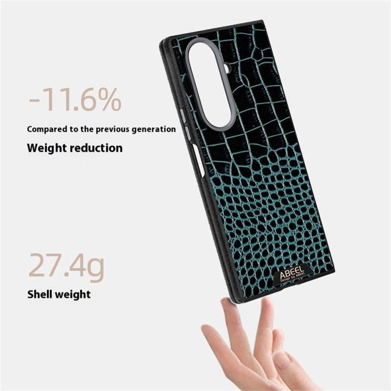 Cover Samsung Galaxy Z Fold 7 Magsafe-kompatibel Krokodillemodel Abeel