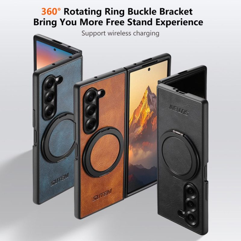 Cover Samsung Galaxy Z Fold 7 Magsafe Kompatibel Med Suteni Roterende Stativ