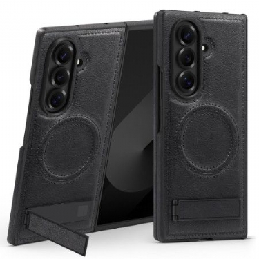 Cover Samsung Galaxy Z Fold 7 Magsafe Lædereffekt Og Stativ