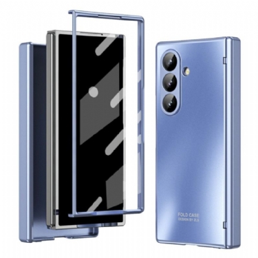 Cover Samsung Galaxy Z Fold 7 Metallisk Effekt Med Skærmbeskytter