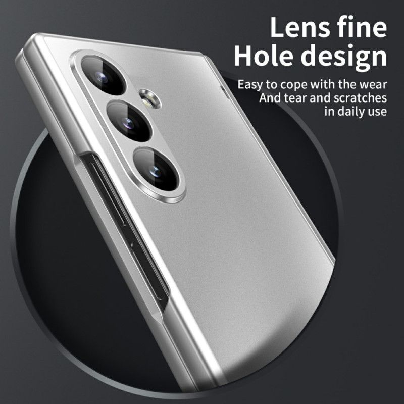 Cover Samsung Galaxy Z Fold 7 Metallisk Effekt Med Skærmbeskytter