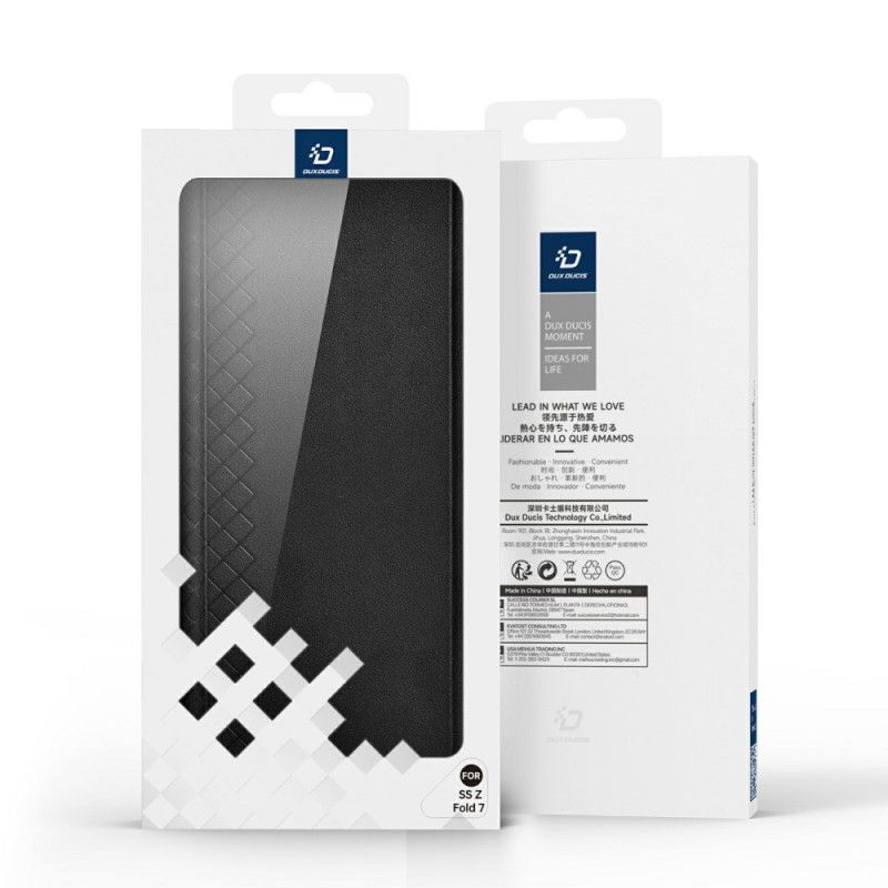 Cover Samsung Galaxy Z Fold 7 Telefon Etui Bril Series Dux Ducis Stylusholder