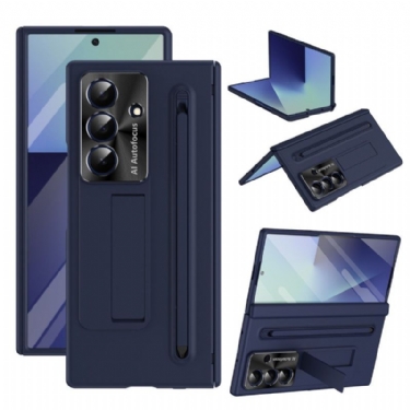 Cover Samsung Galaxy Z Fold 7 Telefon Etui Klassisk Stativ Og Stylus
