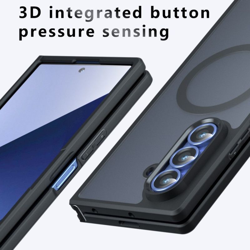 Cover Samsung Galaxy Z Fold 7 Telefon Etui Magsafe Kompatibel Frosted