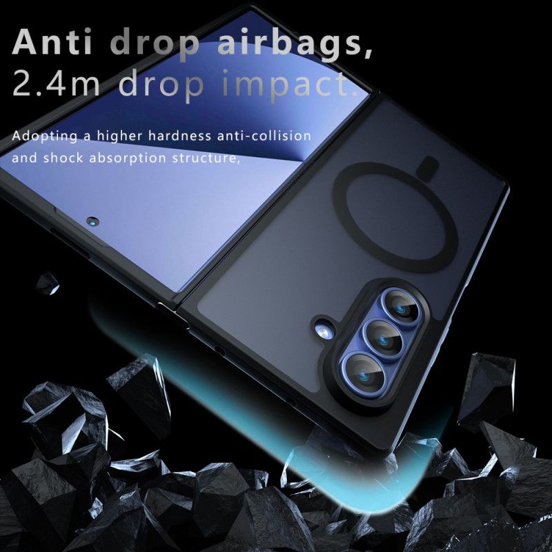 Cover Samsung Galaxy Z Fold 7 Telefon Etui Magsafe Kompatibel Frosted