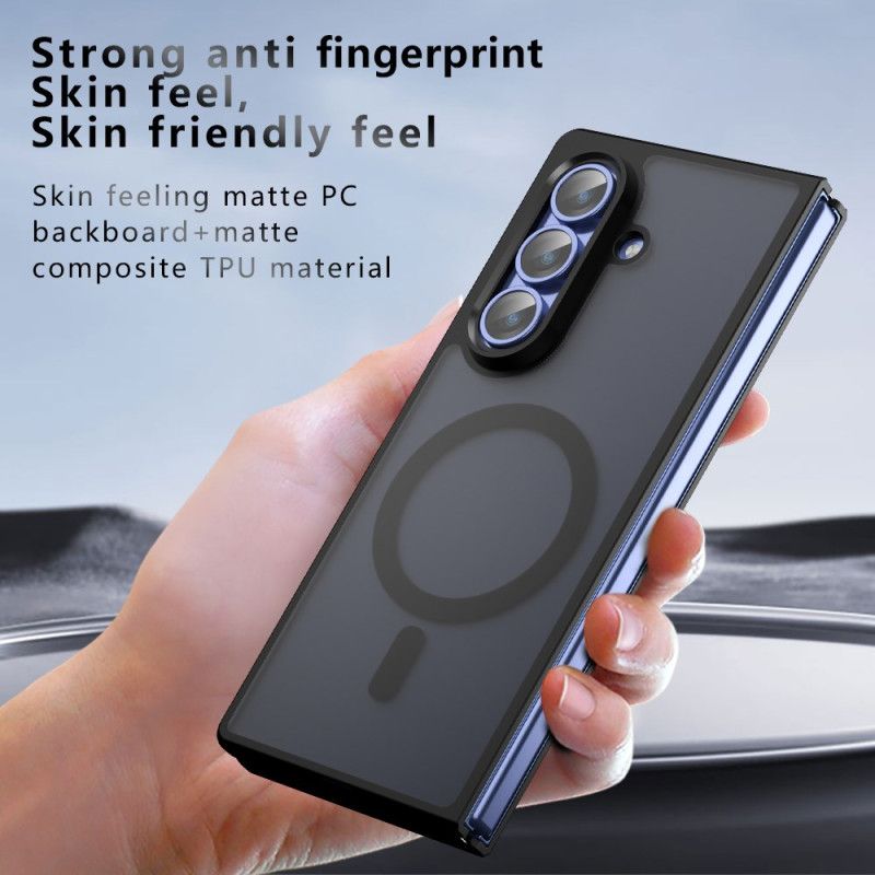 Cover Samsung Galaxy Z Fold 7 Telefon Etui Magsafe Kompatibel Frosted