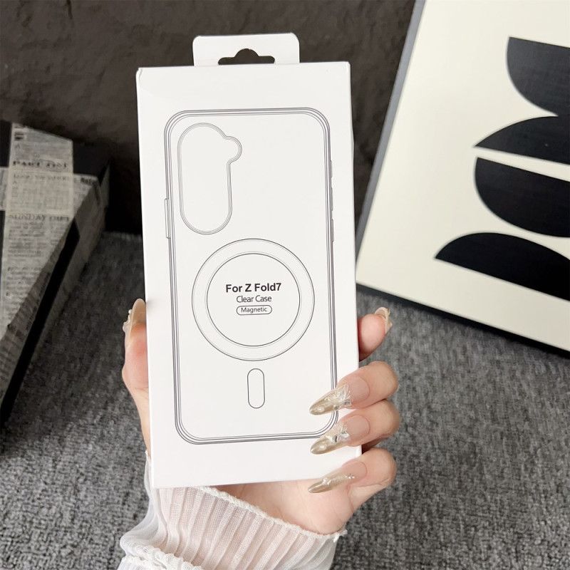 Cover Samsung Galaxy Z Fold 7 Telefon Etui Magsafe-kompatibel Gennemsigtig