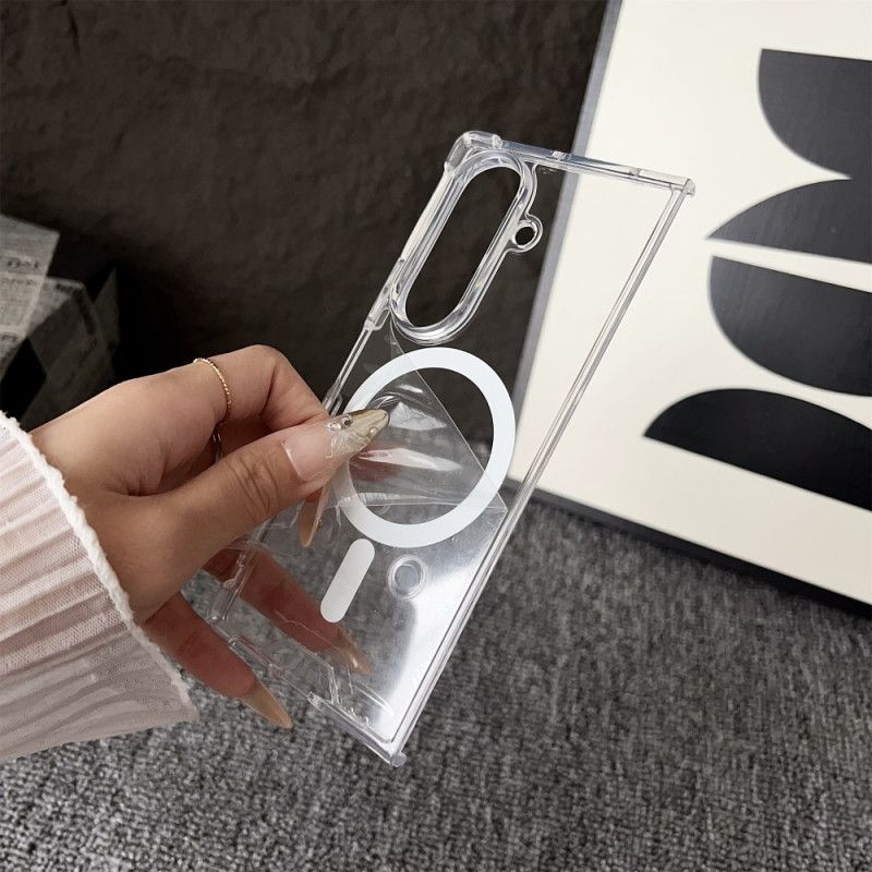 Cover Samsung Galaxy Z Fold 7 Telefon Etui Magsafe-kompatibel Gennemsigtig