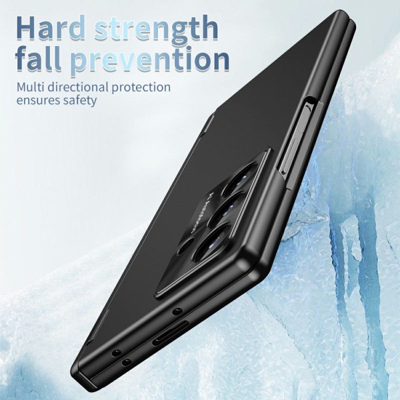 Cover Samsung Galaxy Z Fold 7 Telefon Etui Skærmbeskytter I Hærdet Glas Og Stylusholder