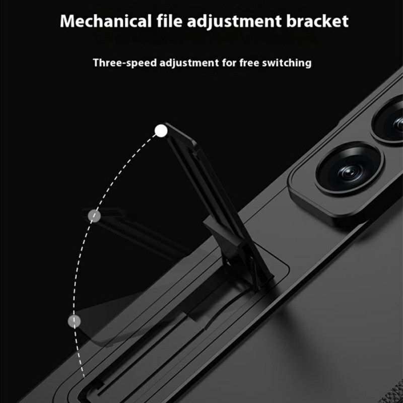 Cover Samsung Galaxy Z Fold 7 Telefon Etui Skærmbeskytter Og Magnetisk Stativ