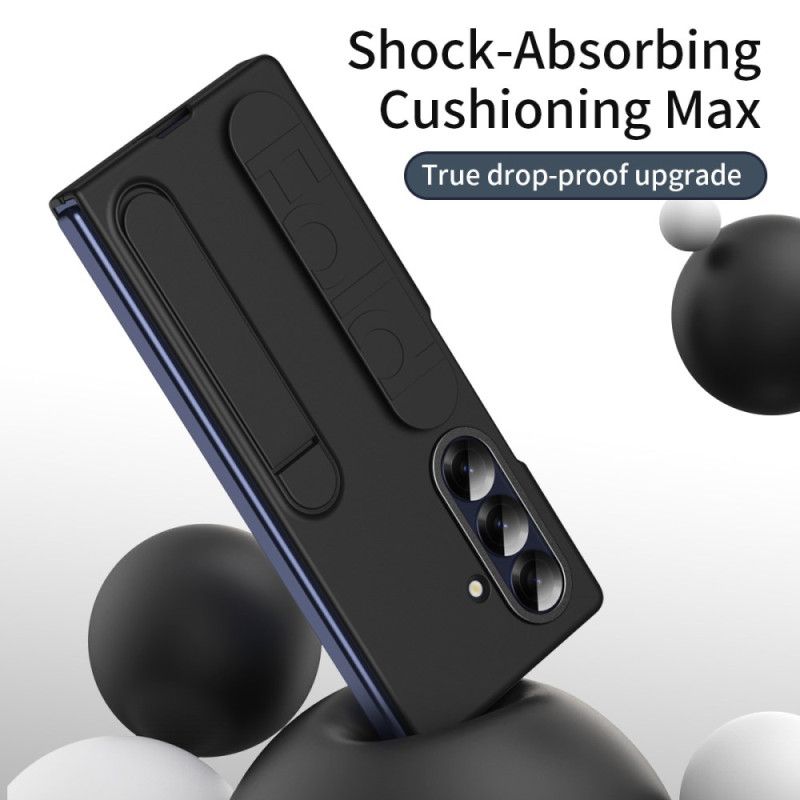 Cover Samsung Galaxy Z Fold 7 Telefon Etui Stander Og Håndledsrem