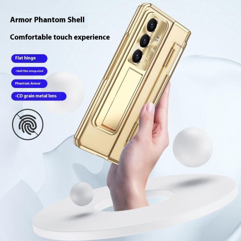 Cover Samsung Galaxy Z Fold 7 Telefon Etui Stativ Og Skærmbeskytter
