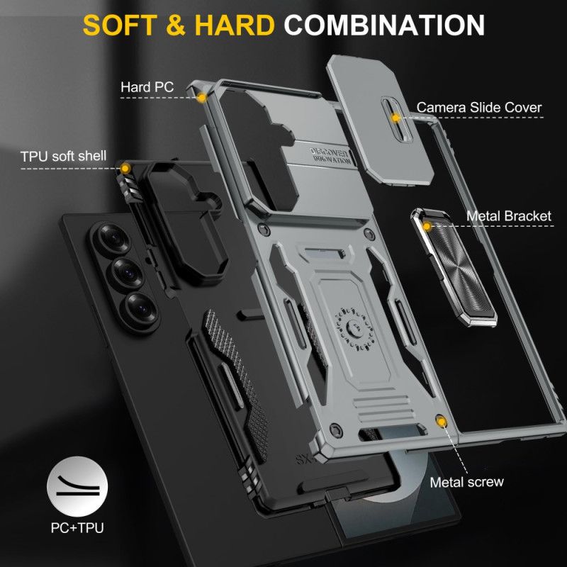 Cover Samsung Galaxy Z Fold 7 Ultra-resistent Linsestøtte Og -beskytter