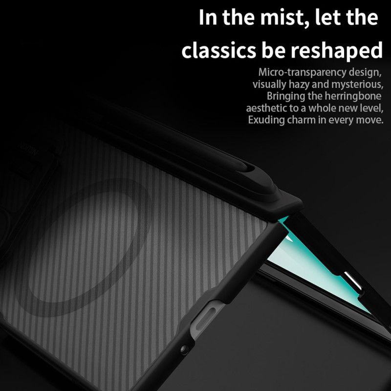 Cover Til Samsung Galaxy Z Fold 7 Camshield Prop Magnetisk Gennemsigtig Serie Nillkin