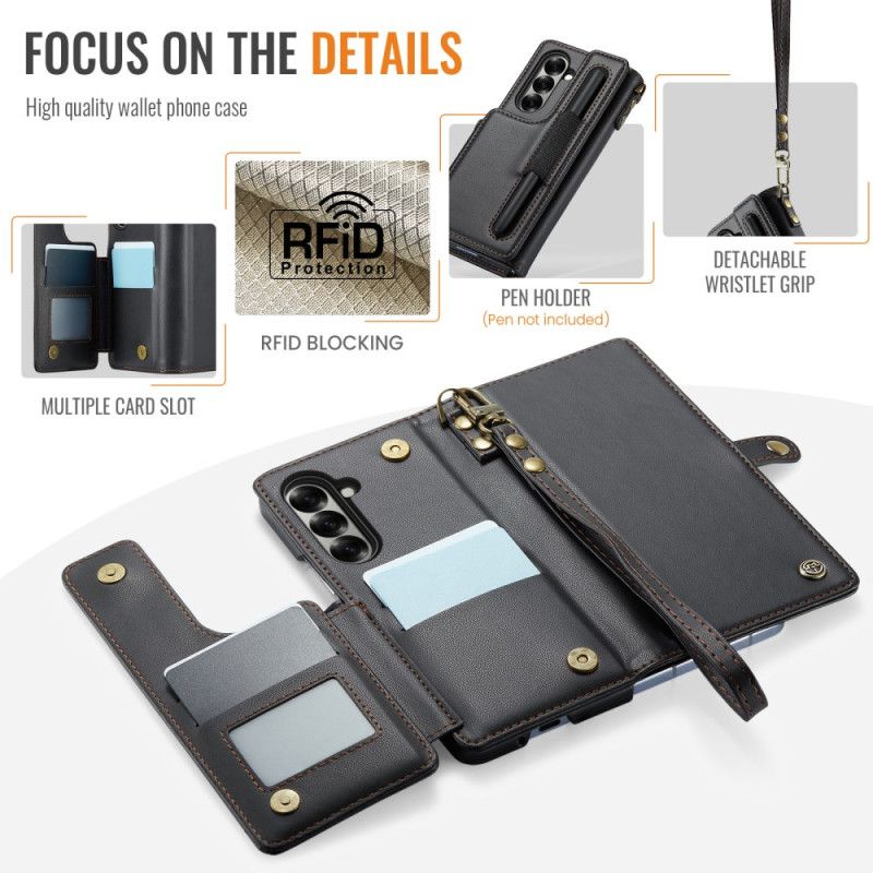 Læder Cover Samsung Galaxy Z Fold 7 Caseme