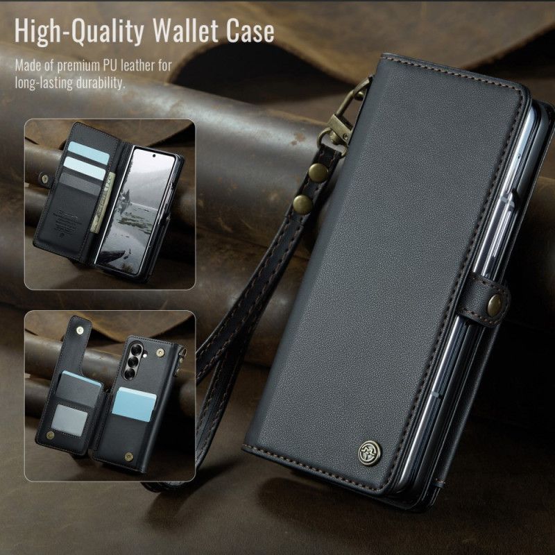 Læder Cover Samsung Galaxy Z Fold 7 Caseme