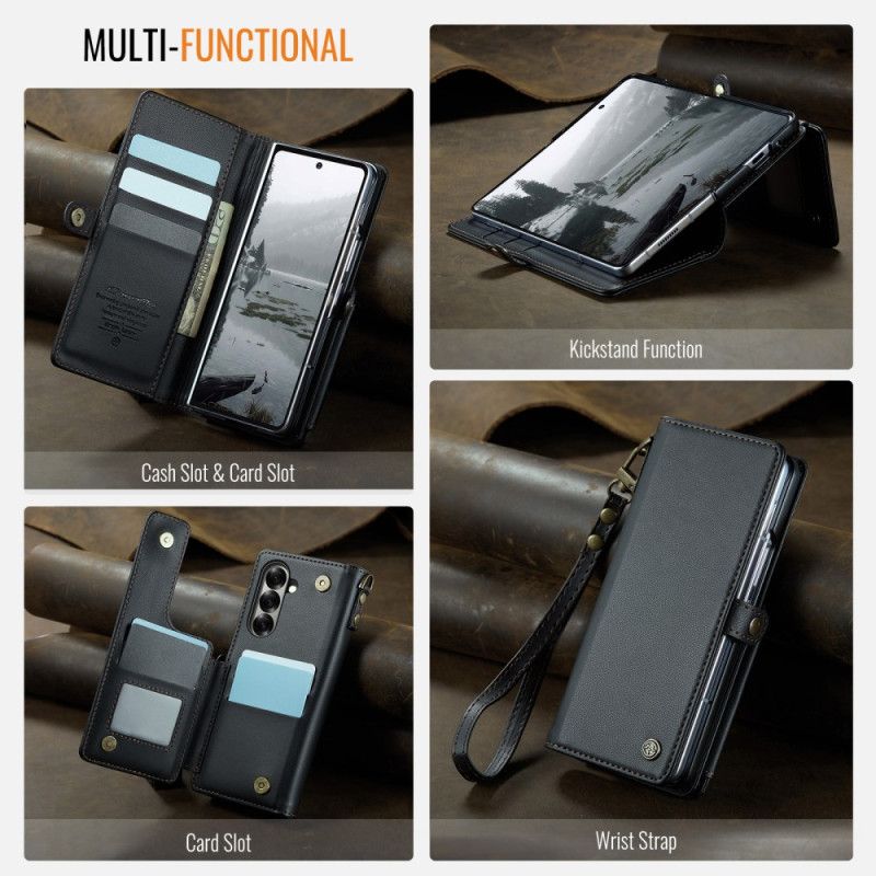 Læder Cover Samsung Galaxy Z Fold 7 Caseme