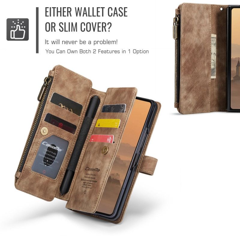 Læder Cover Samsung Galaxy Z Fold 7 Caseme