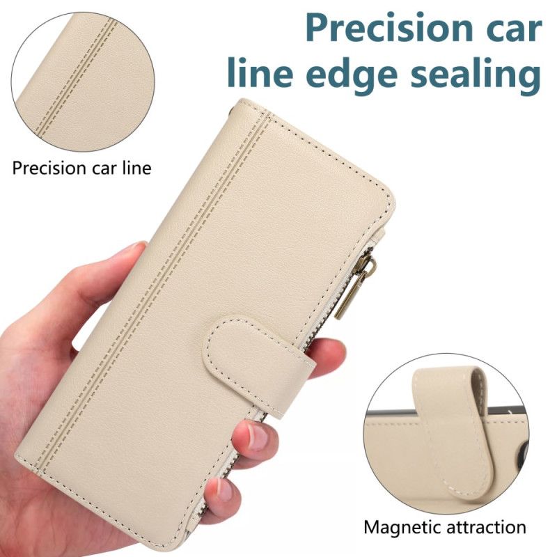 Læder Cover Samsung Galaxy Z Fold 7 Pung Med Rem