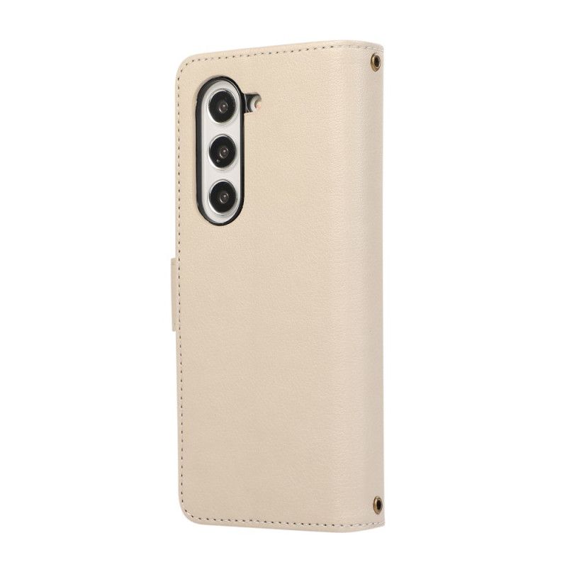 Læder Cover Samsung Galaxy Z Fold 7 Pung Med Rem