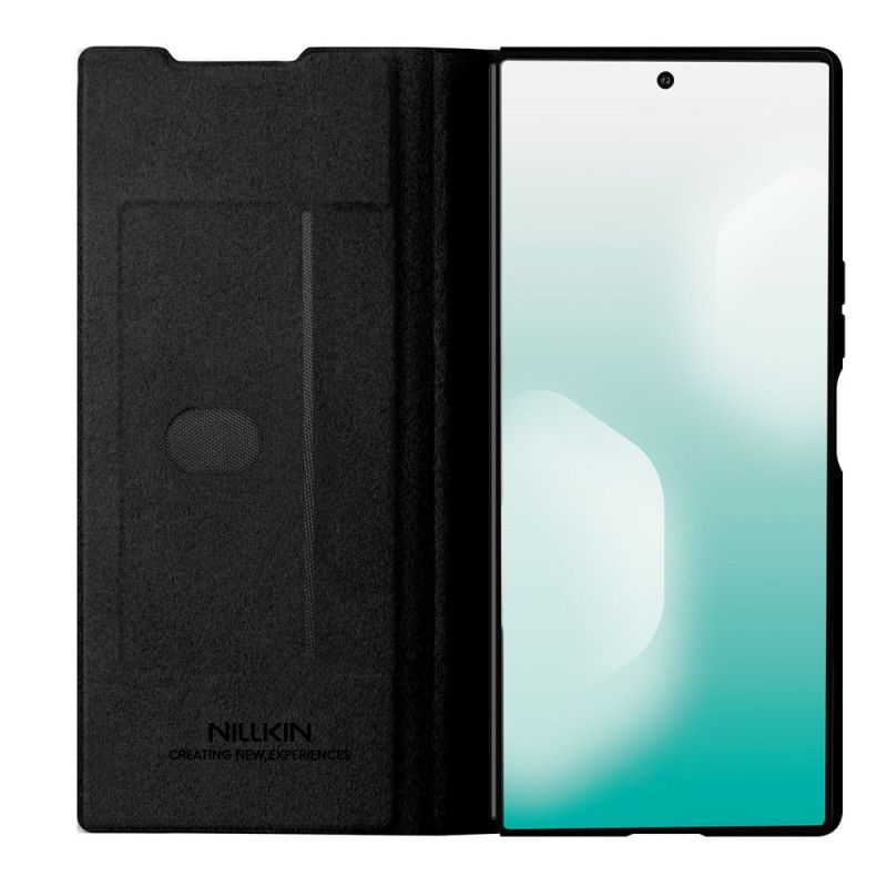 Læder Cover Samsung Galaxy Z Fold 7 Telefon Etui Qin Pro Serie Nillkin