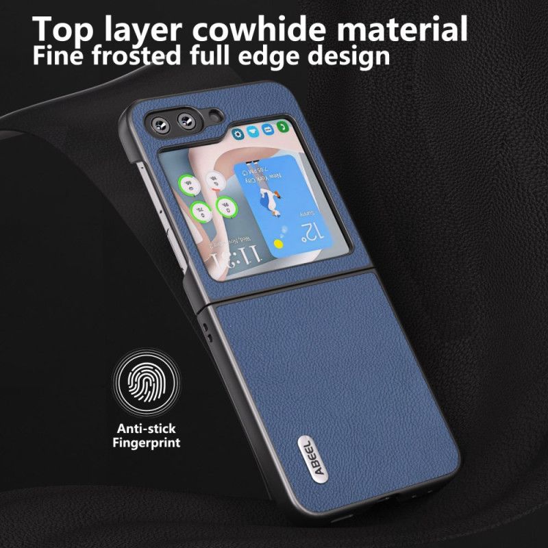 Cover Samsung Galaxy Z Flip 7 Fe Abeel Lædereffekt