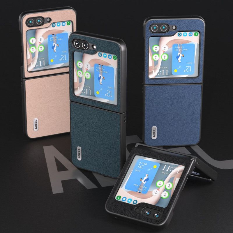 Cover Samsung Galaxy Z Flip 7 Fe Abeel Lædereffekt