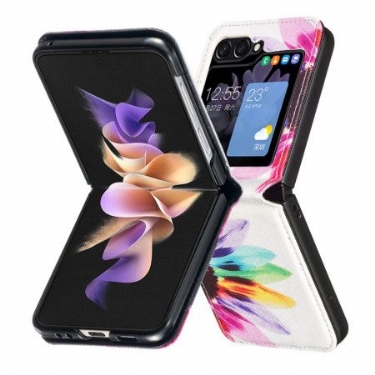 Cover Samsung Galaxy Z Flip 7 Fe Akvarelblomst