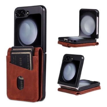 Cover Samsung Galaxy Z Flip 7 Fe Azns Kortholder I Kunstlæder