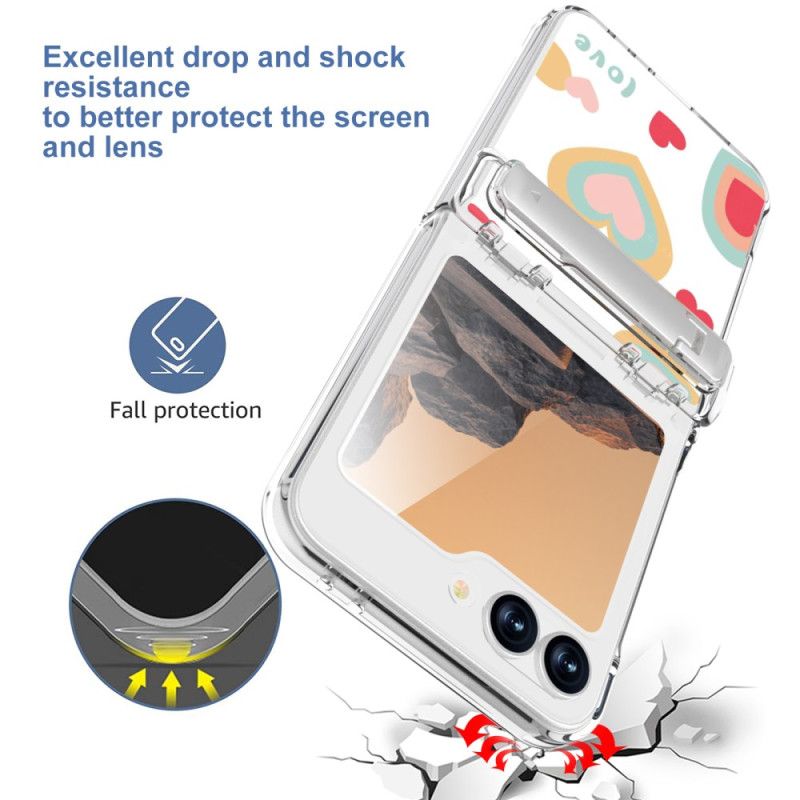 Cover Samsung Galaxy Z Flip 7 Fe Forskellige Mønstre
