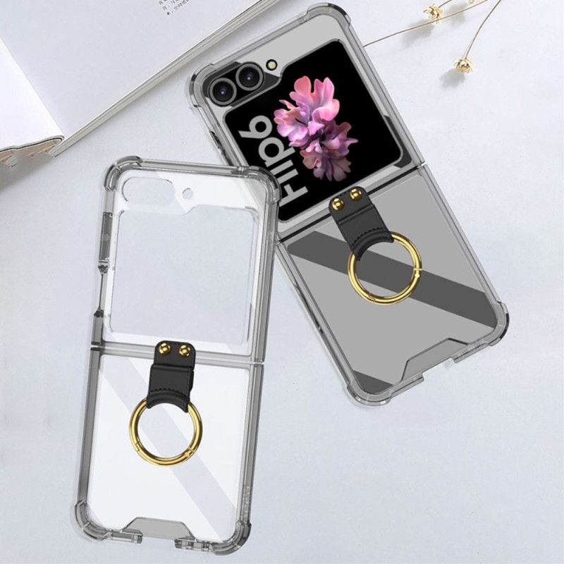 Cover Samsung Galaxy Z Flip 7 Fe Gennemsigtig Ringholder Gkk