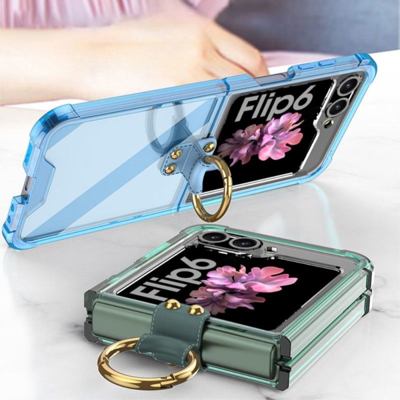 Cover Samsung Galaxy Z Flip 7 Fe Gennemsigtig Ringholder Gkk