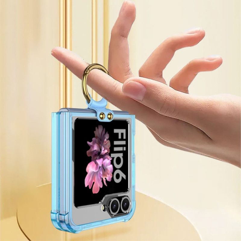 Cover Samsung Galaxy Z Flip 7 Fe Gennemsigtig Ringholder Gkk