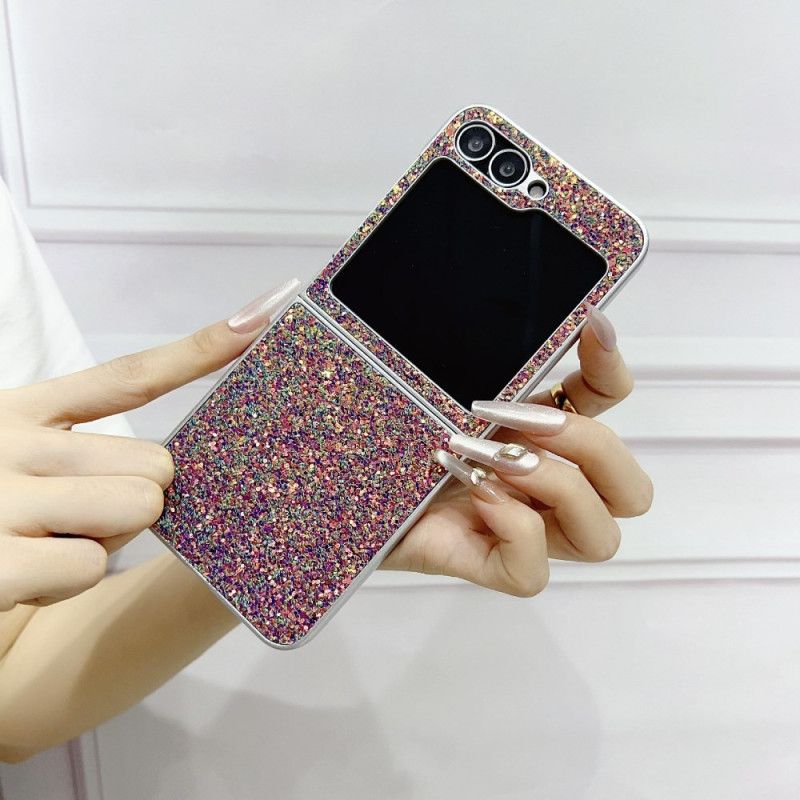 Cover Samsung Galaxy Z Flip 7 Fe Glitterdesign
