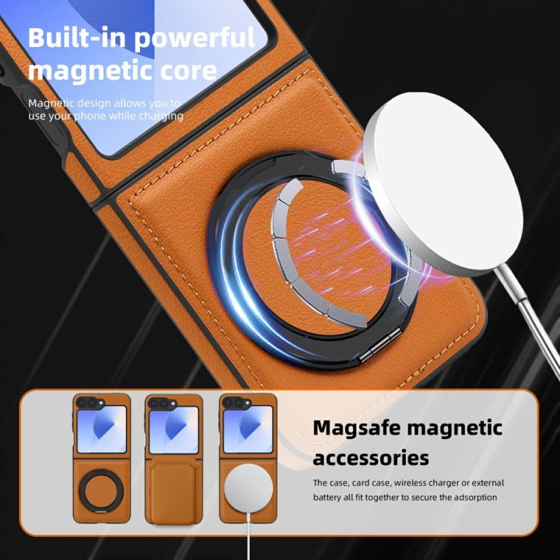 Cover Samsung Galaxy Z Flip 7 Fe Kompatibel Ringholder Magsafe